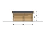 Log Cabin OSLO (44 mm), 5x4 m (16'x13'), 20 m² specification 4