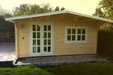 Garden Log Cabin WISSOUS (44 mm), 5x3 m (16'x10'), 15 m² customer 3