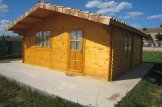 Garden Log Cabin DREUX (44 mm), 4x4 m (13'x13'), 16 m² customer 3