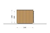 Garden room AMARA (Insulated, 34 + cladding), 4x3 m (13'x10'), 12 m² specification 5
