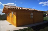 Log Cabin DREUX (44 mm), 6x6 m (20'x20'), 36 m² customer 2