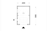Single Wooden Garage SILVIA (34 mm + Cladding), 4x6 m (13'x20'), 24 m² specification 1