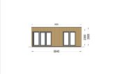 Granny Annexe PREMIUM (Insulated PLUS, 34 mm + Cladding), 6.5x4.5 m (20'x16'), 30 m² specification 2