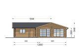 Log Cabin House ADELE S (44+44 mm + Insulation), 60 m² specification 4