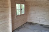 Single Wooden Garage With Flat Roof MODERN (34 mm), 3.6x5.4 m (12'x18'), 20 m² customer 3
