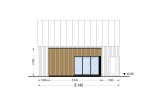 Granny Annexe MIRABEL (Insulated, 44 mm + Cladding), 69 m² specification 3