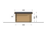 Garden Office Shed POOLHOUSE (34 mm), 4x3 m (13'x10'), 12 m² specification 4