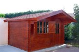 Garden Log Cabin DREUX (66 mm), 4x4 m (13'x13'), 16 m² customer 1