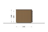 Garden room AMARA (Insulated, 34 + cladding), 4x3 m (13'x10'), 12 m² specification 5