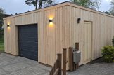 Single Wooden Garage With Flat Roof SILVIA F (34 mm + Cladding), 5x6 m (16'x20'), 30 m² customer 1