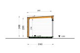 Garden room AMARA (Insulated, 34 + cladding), 4x3 m (13'x10'), 12 m² specification 6