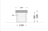 Log Cabin Shed MINI (28 mm), 3x2 m (10'x7'), 6 m² specification 3