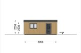 Double Wooden Garage SILVIA DUO (34 mm + Cladding), 6x6 m (20'x20'), 36 m² specification 3