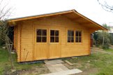 Log Cabin LILLE (44 mm), 5x4 m (16'x13'), 20 m² customer 1