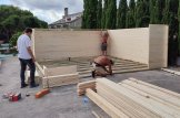 Garden Log Cabin MIA (44 mm), 5.5x5.5 m (18'x18'), 30 m² customer 3