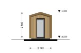 Garden Office Pod EMMY (Insulated, 34 mm + Cladding), 3x2 m (10' x 6'6"), 6 m² specification 3