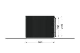 Garden room LAYLA (Insulated, 34 + cladding), 5x3 m (16'x10'), 13 m² specification 5