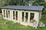 Log Cabin MARION (44 mm) 7.5x4m (25'x13'), 30 m² customer 2