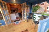 Log Cabin ISLA (44 mm), 6x5 m (20'x16'), 18 m² WIith 7 m² Terrace customer 3