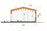 Granny Annexe ANGELA RV (Insulated, 44 mm + Cladding), 44 m² specification 6