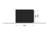 Garden room LAYLA (Insulated, 34 + cladding), 5x3 m (16'x10'), 13 m² specification 5