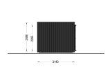 Garden room AMARA (Insulated, 34 + cladding), 4x3 m (13'x10'), 12 m² specification 5