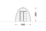 Garden Pod BRETA (28 mm), 3x6 m (10'x20'), 18 m² specification 2