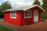 Log Cabin LILLE (44 mm), 4x5 m (13'x16'), 20 m² customer 2