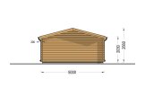 Log Cabin WISSOUS (44 mm), 5x4 m (16'x13'), 20 m² specification 4