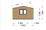 Garden Office TINA (Insulated, 34 + Cladding), 5.5x5 m (18'x16'), 22 m² specification 5