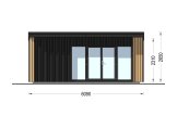 Garden Room EVELIN PLUS (Insulated, 34 + cladding), 6x3 m (20'x10'), 18 m² specification 2