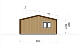 Granny Flat SELENE S (44 mm + Cladding), 10.2x6.2 m (34'x20'), 63 m² specification 3