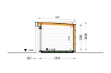 Garden room LAYLA (Insulated, 34 + cladding), 6x3 m (20'x10'), 15 m² specification 6