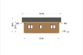 Granny Flat ALICE S (44 mm + Cladding), 10.2x6.2 m (34'x20'), 63 m² specification 4