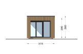 Garden room INES PLUS with terrace (Insulated, 34 + cladding), 6x3 m (20'x10'), 18 m² specification 5