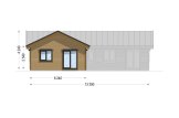 Log Cabin House PAULA (Insulated PLUS, 44 mm + Cladding), 118 m² specification 3