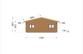 Granny Flat ALICE S (44 mm + Cladding), 10.2x6.2 m (34'x20'), 63 m² specification 5
