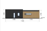 Granny Annexe MALLY (Insulated, 44 mm + Cladding), 69 m² specification 4