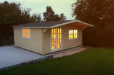Log Cabin WISSOUS (34 mm), 5x5 m (16'x16'), 25 m² customer 3