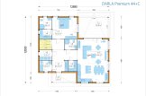 Log Cabin House DARLA (Insulated, 44 mm + Cladding), 180 m² specification 1