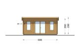 Garden Office Shed ESSEX (34 mm), 5x4 m (16'x13'), 20 m² specification 2