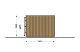 Garden room LAYLA (Insulated, 34 + cladding), 4x3 m (13'x10'), 10 m² specification 3