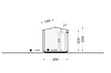 Outdoor Sauna SERENE (34 mm + Cladding), 4.5x2.5 m, 5 m² specification 6