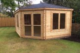 Garden Log Cabin KIM (34 mm), 5x3 m (16'x10'), 15 m² customer 2