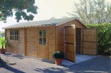 Single Wooden Garage CLASSIC (34 mm), 3.6x5.4 m (12'x18'), 20 m² customer 3