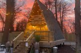 Log Cabin TIPI (44 mm), 4.5x7 m (15'x23'), 23 m² + 14 m² Loft customer 1
