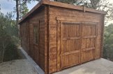 Single Wooden Garage With Flat Roof MODERN (34 mm), 3.6x5.4 m (12'x18'), 20 m² customer 1