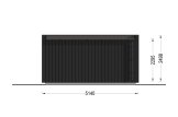 Garden room LAYLA (Insulated, 34 + cladding), 5x3 m (16'x10'), 13 m² specification 4