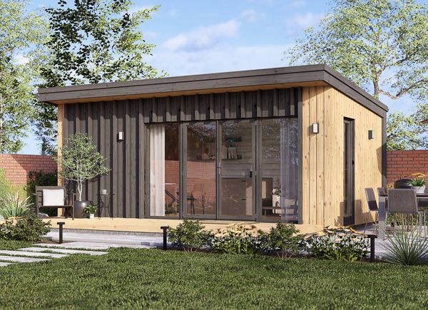 Garden Room EVELIN PLUS (Insulated, 34 + cladding), 6x3 m (20'x10'), 18 m² avp.ui.product_images.thumbnail 1