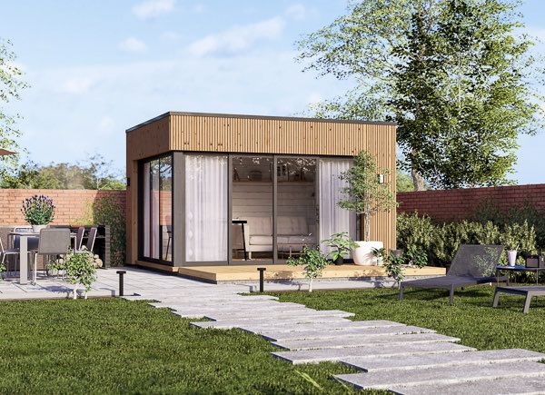 Garden room AMARA (Insulated, 34 + cladding), 4x3 m (13'x10'), 12 m² avp.ui.product_images.thumbnail 1